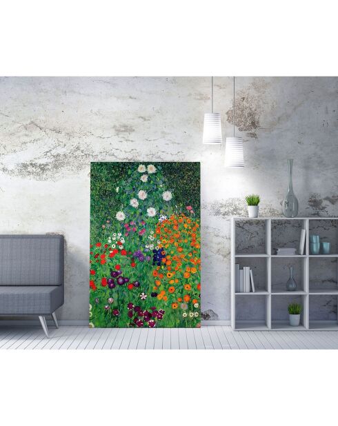 Canvas op doek reproductie Gustav Klimt veelkleurig - 50x70 cm