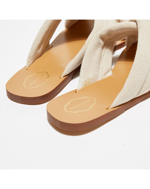 Muiltjes van natuurlijke geel-witte stof