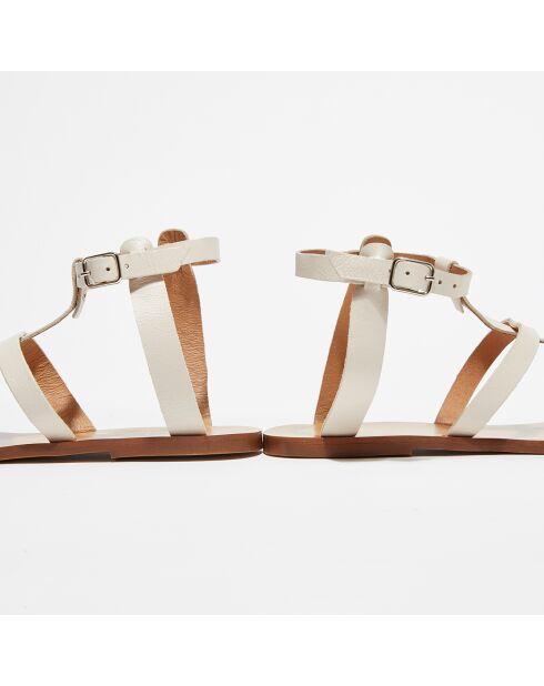 Sandalen van natuurlijk Ivy leer