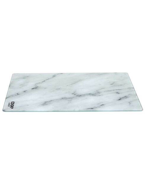Planche à découper effet marbre marbré - 40x30 cm