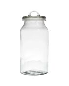 Bocal en verre avec couvercle transparent - 2.7 L