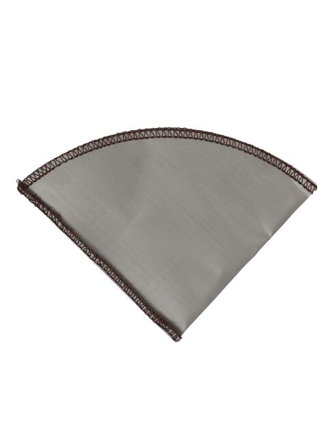 Wiederverwendbarer Kaffeefilter in Taupe/Zimt, 16,2 x 12 cm