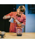 Wiederverwendbarer Kaffeefilter in Taupe/Zimt, 16,2 x 12 cm