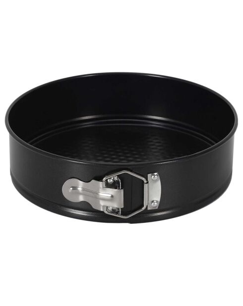 Moule patisserie rond avec charnière gris - 26.5x7x26 cm