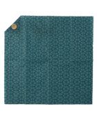 Emballage alimentaire cire abeille à bouton coloris aléatoire jaune/vert/bleu - 33x33 cm