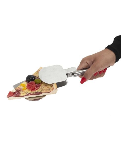 Coupe pizza 4 en 1 gris - 28x8.8 cm