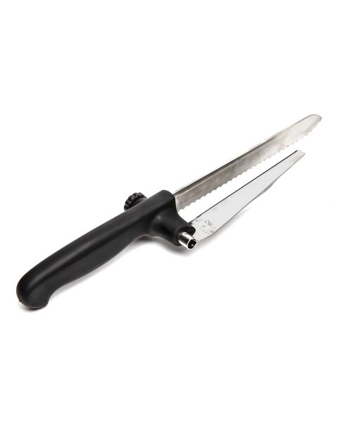 Couteau à trancher épaisseur réglable noir - 32.5 cm