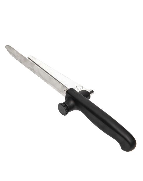 Couteau à trancher épaisseur réglable noir - 32.5 cm