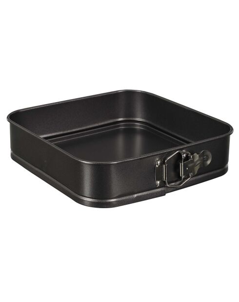 Moule patisserie carré avec charnière gris - 27x6.5x26 cm