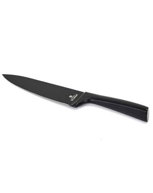 Couteau lame 20 cm noir - 33 cm