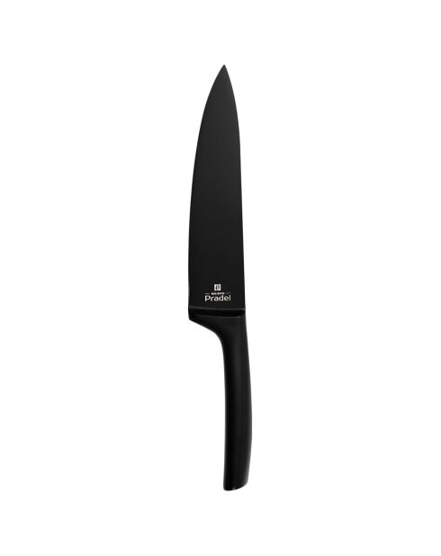 Couteau lame 20 cm noir - 33 cm