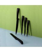 Couteau à pain lame 20 cm noir - 33 cm