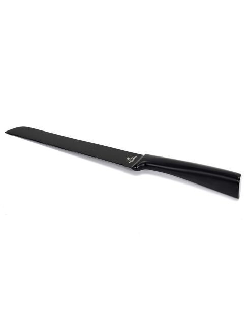 Couteau à pain lame 20 cm noir - 33 cm