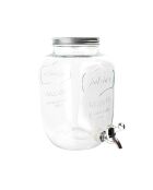 Fontaine à boisson transparent/gris - 4 L