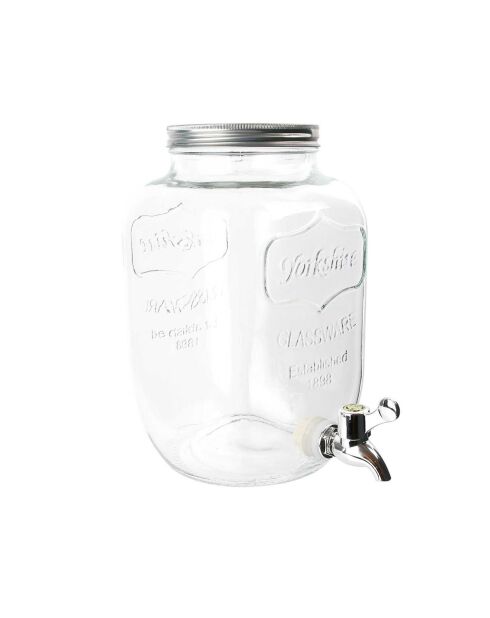 Fontaine à boisson transparent/gris - 4 L