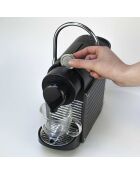 Capsule réutilisable adaptée Nespresso grise - 3.7x2.7 cm