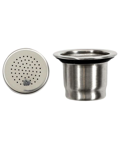 Capsule réutilisable adaptée Nespresso grise - 3.7x2.7 cm