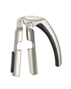 Pince tire-bouchon vin petillant gris/noir - 7.4x3.8x14 cm