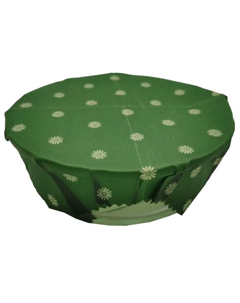 3 Emballages alimentaire cire abeille coloris aléatoire vert/ivoire - 35x35 cm