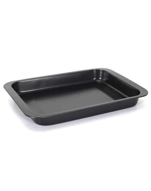 Coffret pâtisserie 3 moules noir - 42x7x29 cm