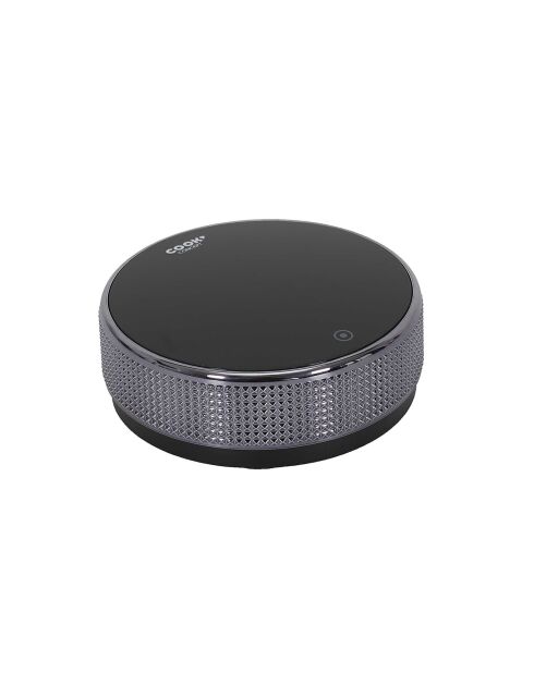 Minuteur électronique rotatif noir - D.7.8 cm