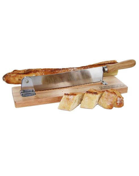 Affettatrice per pane beige - 37,5x7x9,6 cm