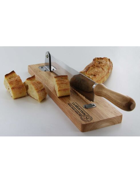 Trancheuse à pain beige - 37.5x7x9.6 cm
