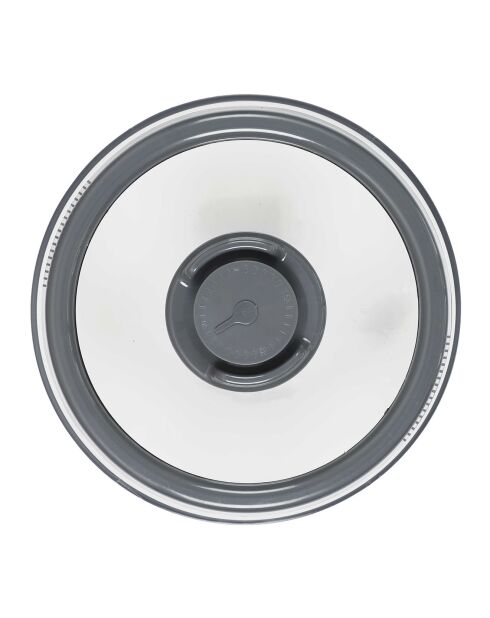 Vacuümbel transparant/grijs - 25x10x25 cm