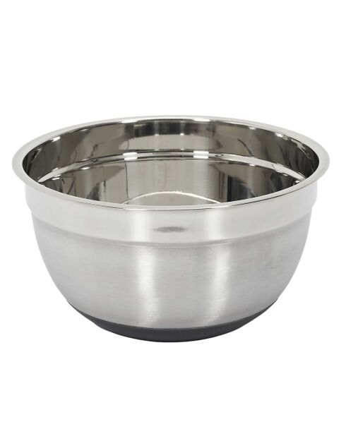 3 Bols patissier antiderapant gris - 26x10.5x26 cm