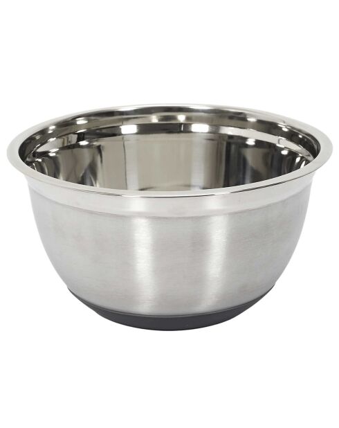 3 Bols patissier antiderapant gris - 26x10.5x26 cm
