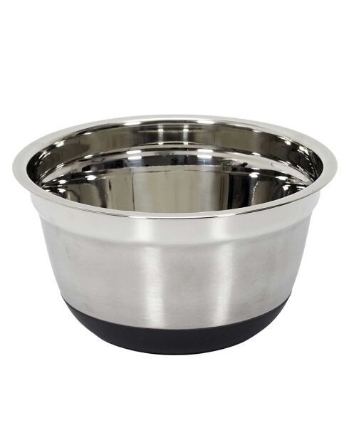 3 Bols patissier antiderapant gris - 26x10.5x26 cm
