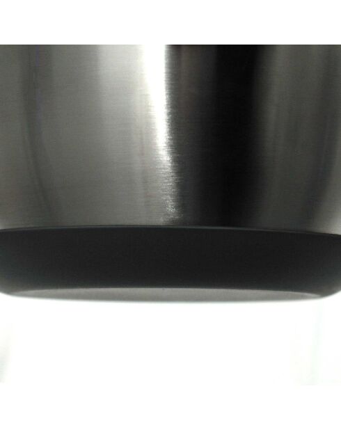 3 Bols inox gris - 25.5x13x25.5 cm