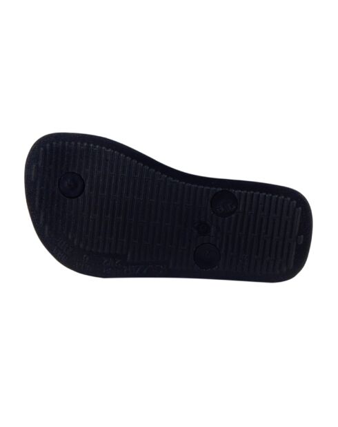 Zwarte teenslippers van Teddy