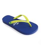Tongs Clasica Combi Brasil bleu/jaune
