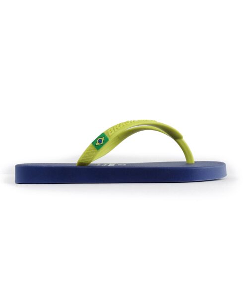 Tongs Clasica Combi Brasil bleu/jaune