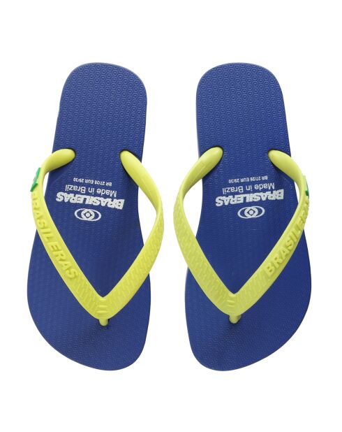 Tongs Clasica Combi Brasil bleu/jaune