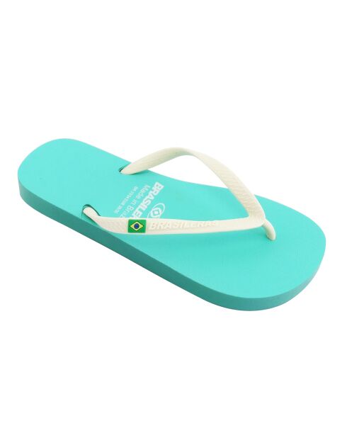 Tongs Classic Combi vert/blanc