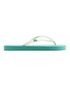 Tongs Classic Combi vert/blanc