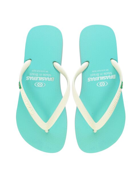 Tongs Classic Combi vert/blanc