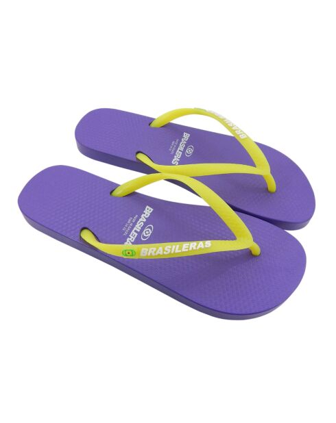 Flip Flops Classic Combi Neon lila/gelb
