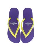 Flip Flops Classic Combi Neon lila/gelb