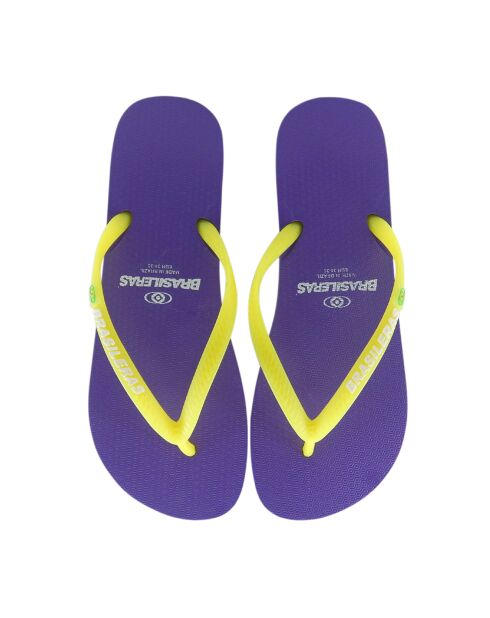 Flip Flops Classic Combi Neon lila/gelb