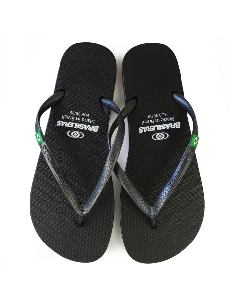 Klassische Pearl W schwarze Flip-Flops