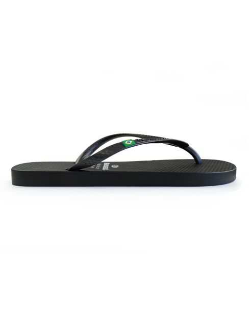 Klassische Pearl W schwarze Flip-Flops