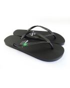 Klassische Pearl W schwarze Flip-Flops