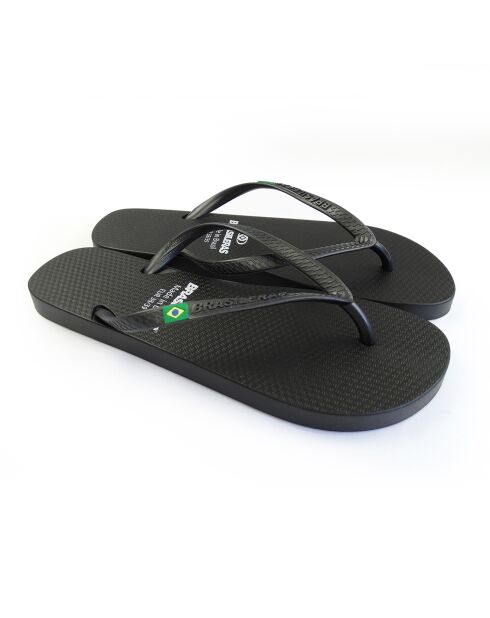 Klassische Pearl W schwarze Flip-Flops