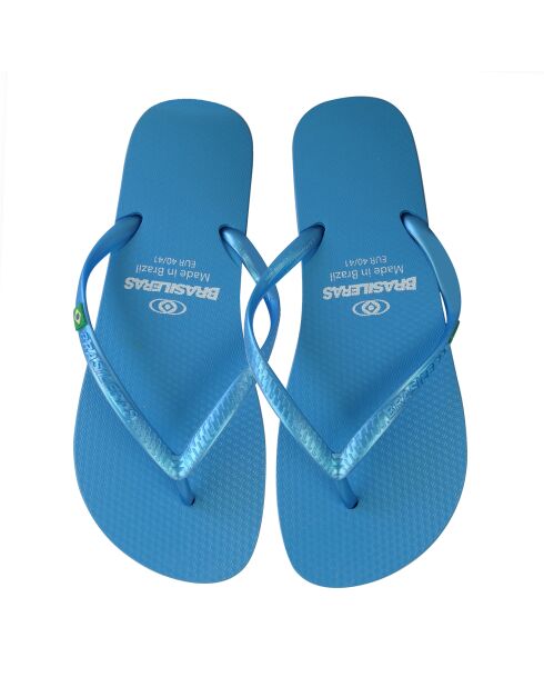 Klassieke blauwe teenslippers Pearl W