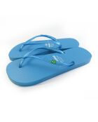 Klassieke blauwe teenslippers Pearl W