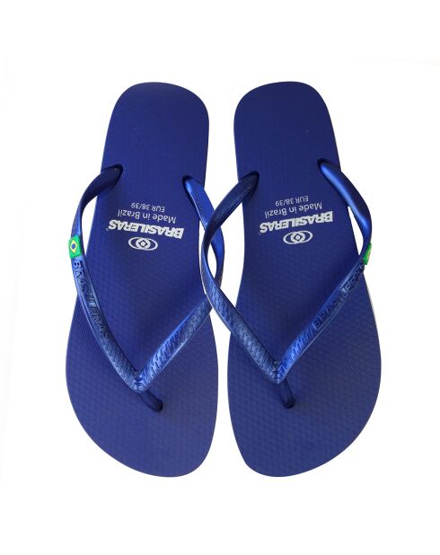 Klassieke marineblauwe teenslippers Pearl W