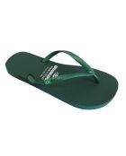 Klassieke Pearl W kakigroene teenslippers